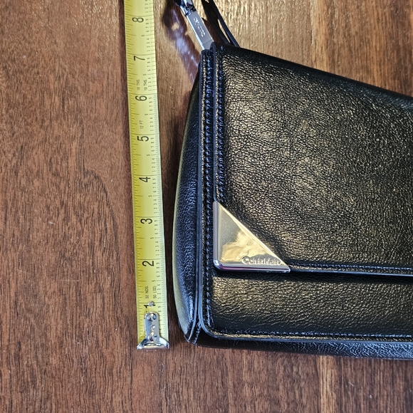 Calvin Klein Black Basalt Asymmetric Triple Compartment Convertible Shoulder Bag - Picture 11 of 11